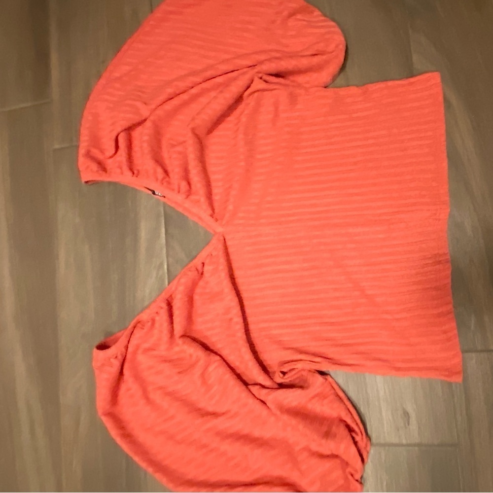 Zara Bright Orange Knit Top